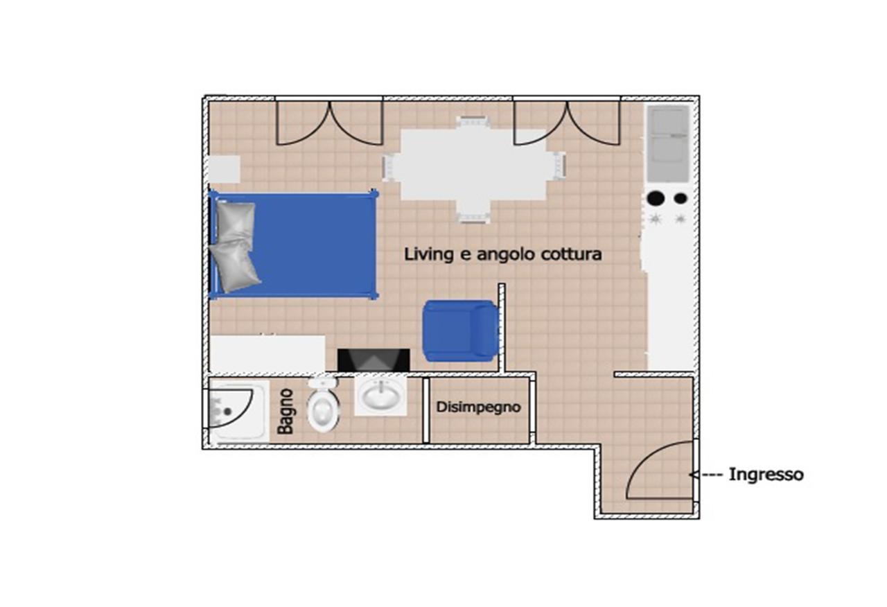 لوانو Residence Colibri Family & Bike الغرفة الصورة